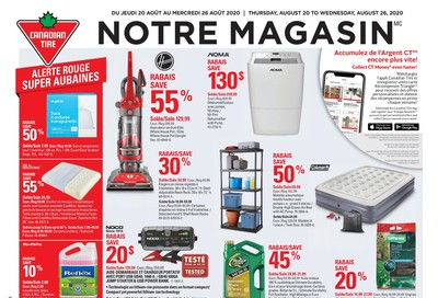 Canadian Tire (QC) Flyer August 20 to 26
