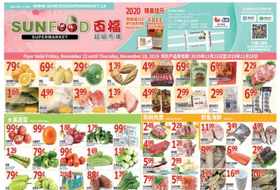 Sunfood Supermarket Flyer November 22 to 28