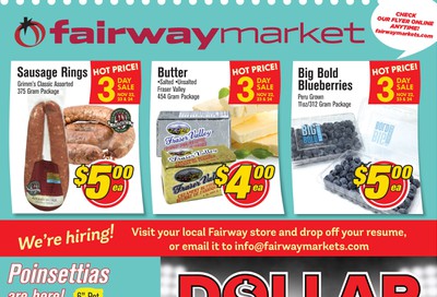 Fairway Market Flyer November 22 to 28