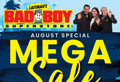 Lastman's Bad Boy Superstore Flyer August 14 to 26