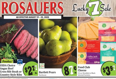 Rosauers Weekly Ad August 19 to August 25