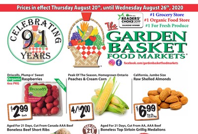 The Garden Basket Flyer August 20 to 26