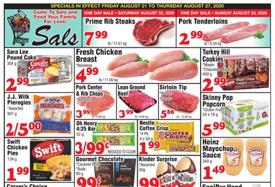 Sal's Grocery Flyer August 21 to 27