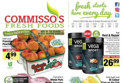 Commisso's Fresh Foods Flyer August 21 to 27