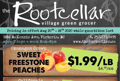 The Root Cellar Flyer August 20 to 26
