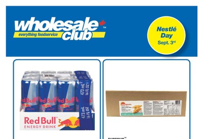 Wholesale Club (ON) Flyer August 20 to September 9