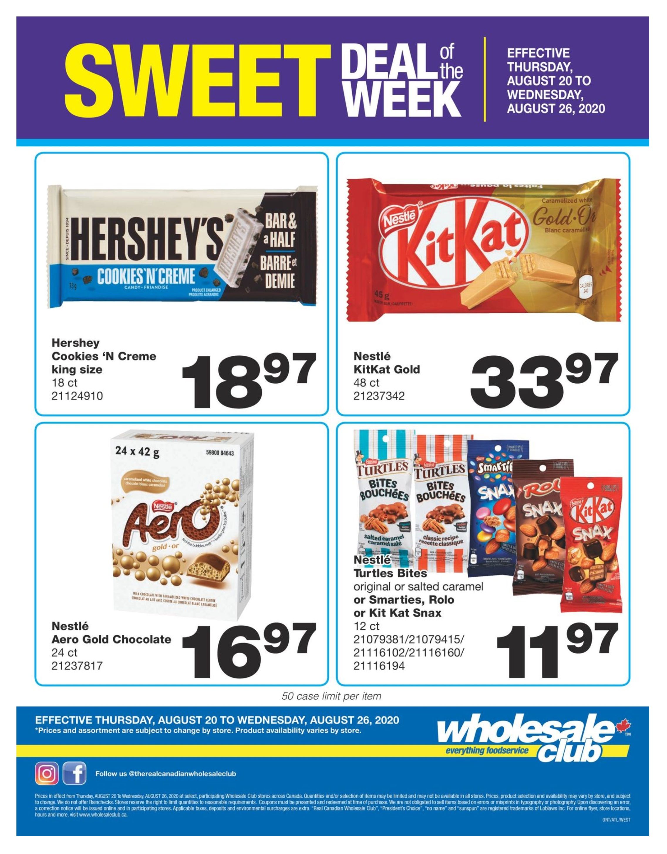 Wholesale Club (West) Flyer August 20 to 26