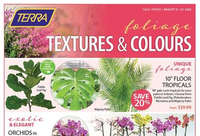 Terra Greenhouses Flyer August 21 to 27