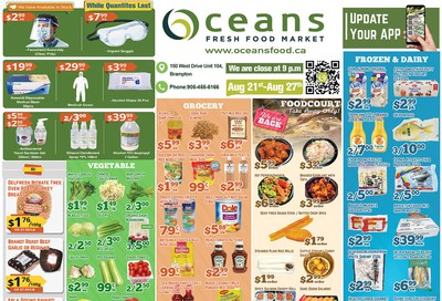 Oceans Fresh Food Market (Brampton) Flyer August 21 to 27