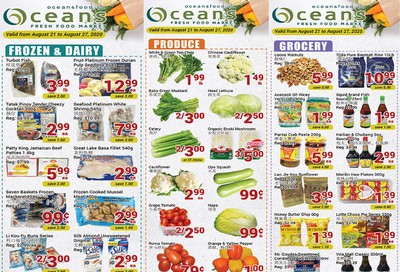 Oceans Fresh Food Market (Mississauga) Flyer August 21 to 27
