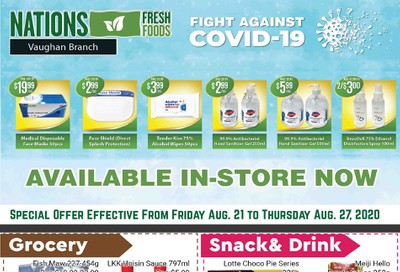 Nations Fresh Foods (Vaughan) Flyer August 21 to 27