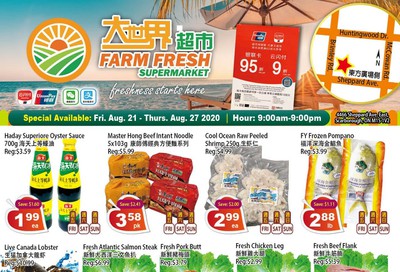 Farm Fresh Supermarket Flyer August 21 to 27