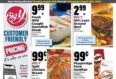 Big Y (MA) Weekly Ad August 20 to August 26