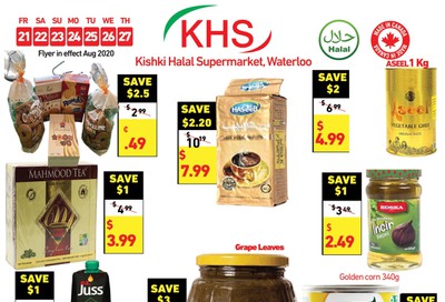 Kishki Halal Supermarket Flyer August 21 to 27