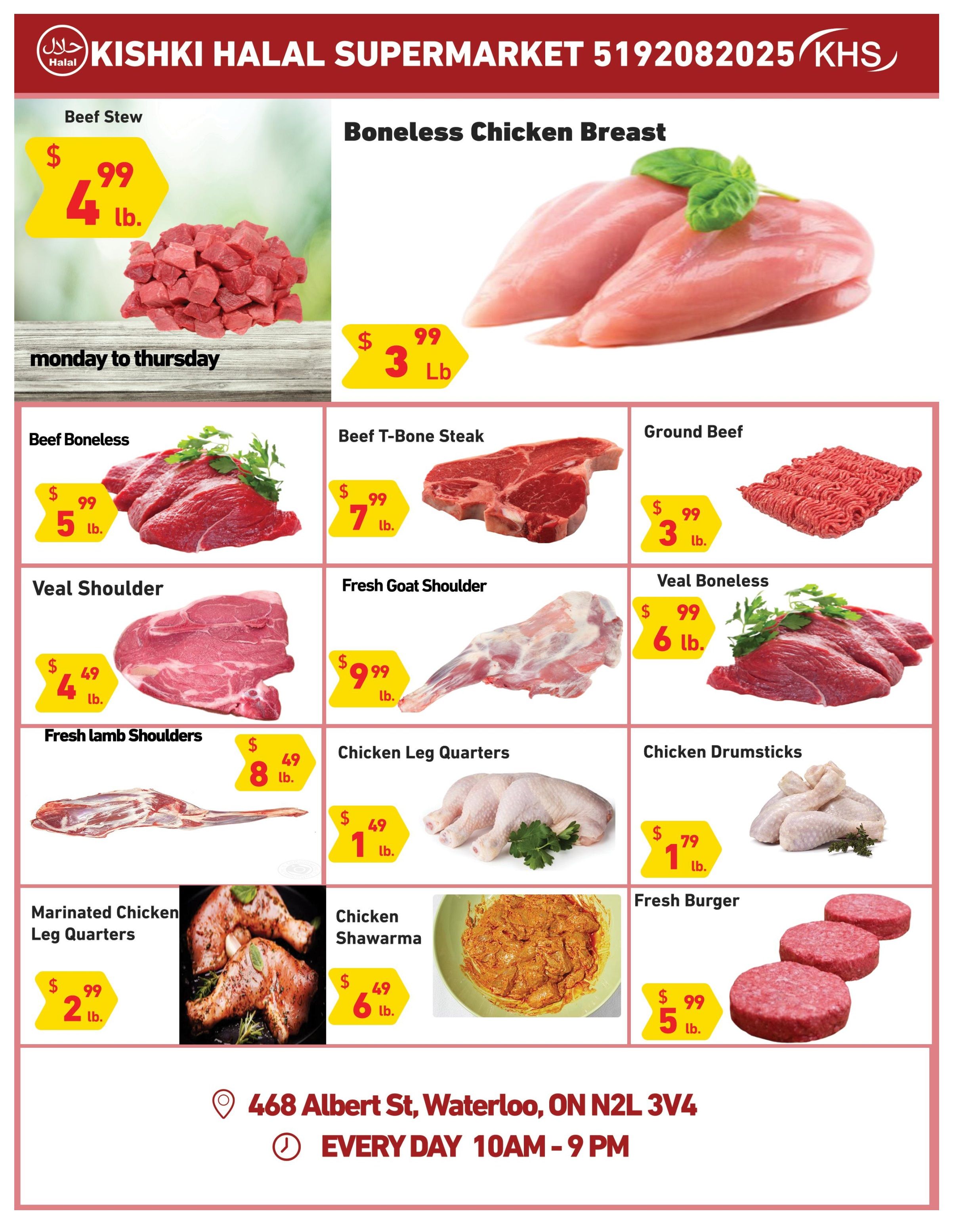Kishki Halal Supermarket Flyer August 21 to 27