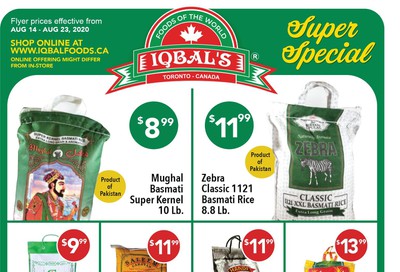 Iqbal Foods Flyer August 14 to 23