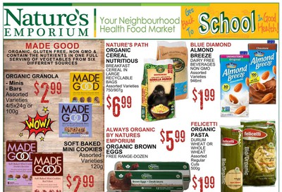 Nature's Emporium Flyer August 21 to September 10