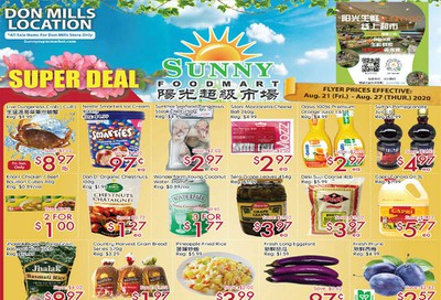 Sunny Foodmart (Don Mills) Flyer August 21 to 27