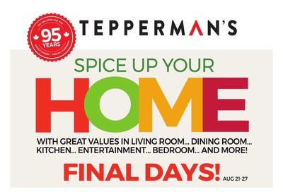 Tepperman's Flyer August 21 to 27