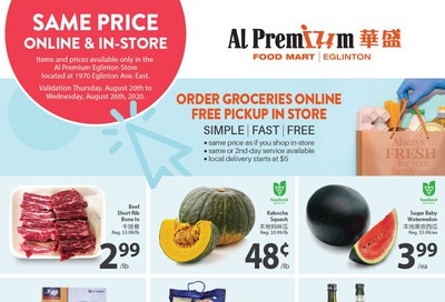 Al Premium Food Mart (Eglinton Ave.) Flyer August 20 to 26