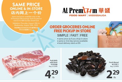 Al Premium Food Mart (Mississauga) Flyer August 20 to 26