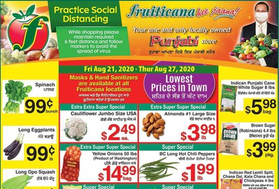 Fruiticana (Edmonton) Flyer August 21 to 27