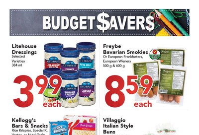 Buy-Low Foods Budget Savers Flyer August 23 to September 26