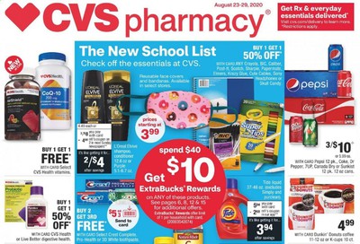 CVS Pharmacy Weekly Ad August 23 to August 29