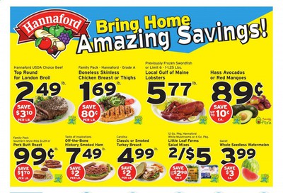 Hannaford (NY) Weekly Ad August 23 to August 29