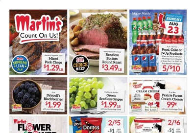 Martin’s Weekly Ad August 23 to August 29