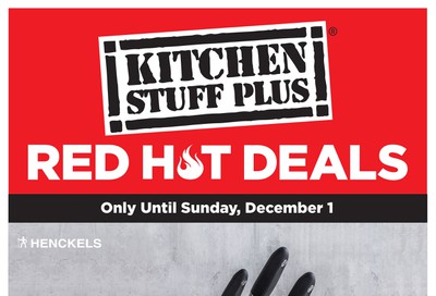 Kitchen Stuff Plus Red Hot Deals Flyer November 25 to December 1