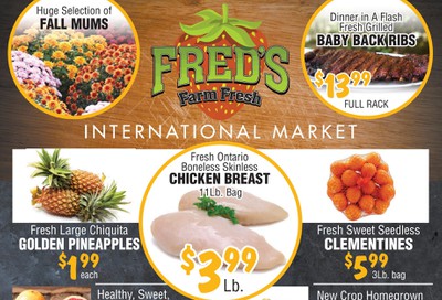 Fred's Farm Fresh Flyer September 11 to 17