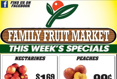 Family Fruit Market Flyer September 9 and 10