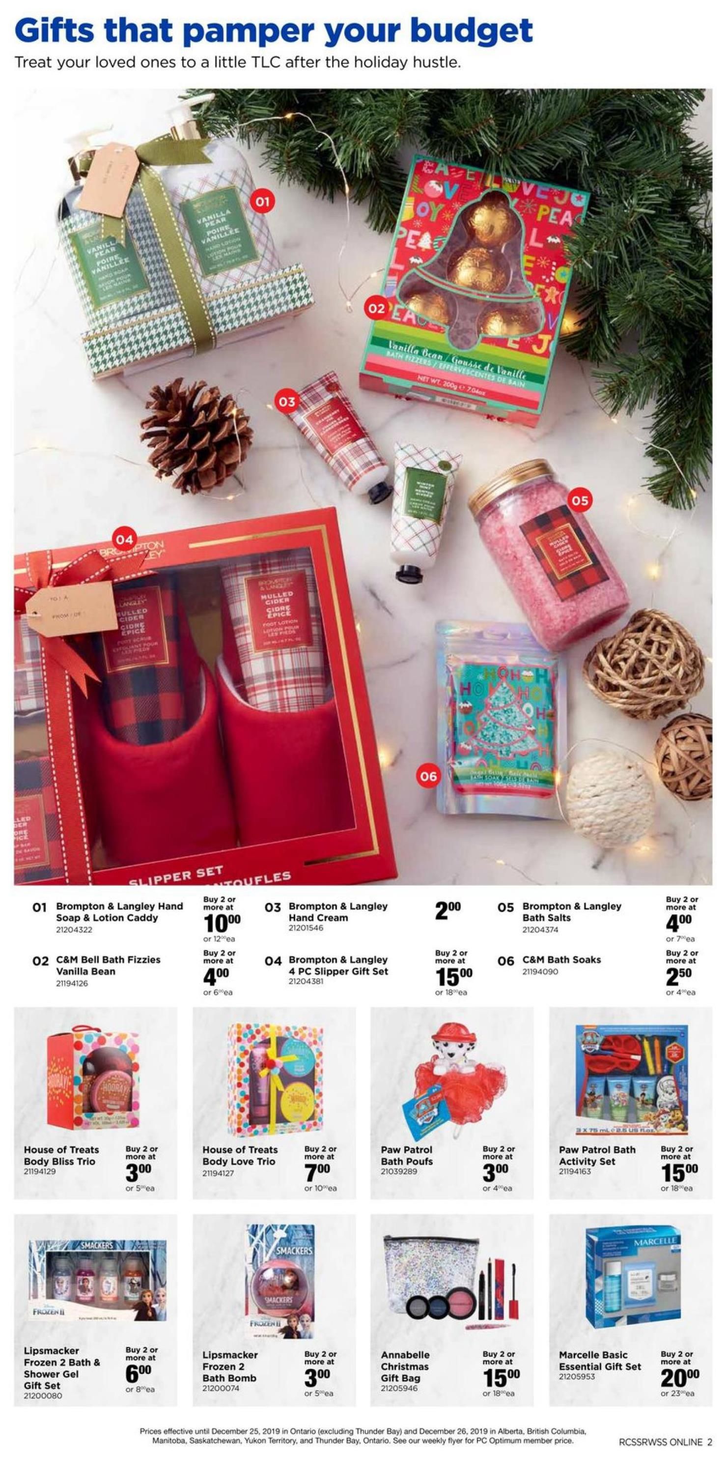 Real Canadian Superstore Holiday Beauty Book November 25 to December 25