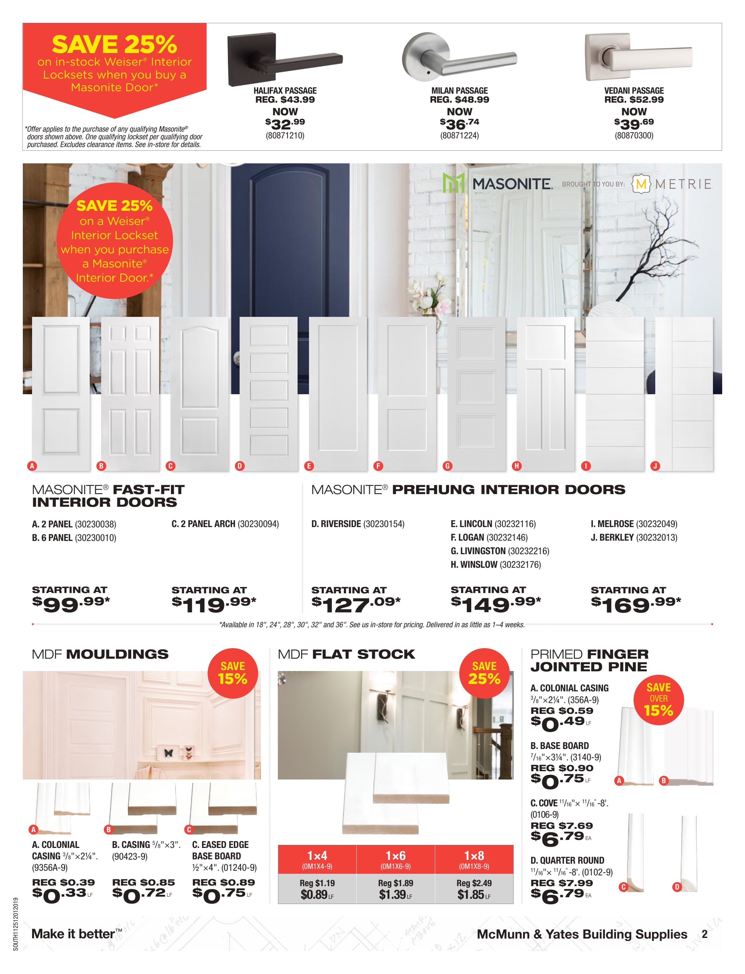 McMunn & Yates Building Supplies Flyer November 25 to December 1