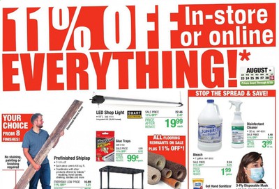 Menards Weekly Ad August 23 to August 29