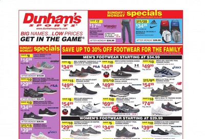 Dunham's Sports Weekly Ad August 22 to August 27