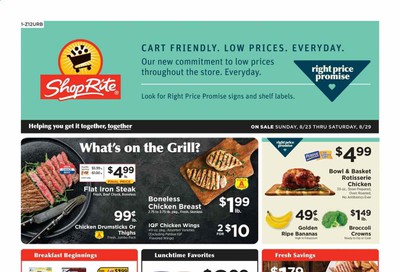 ShopRite Weekly Ad August 23 to August 29