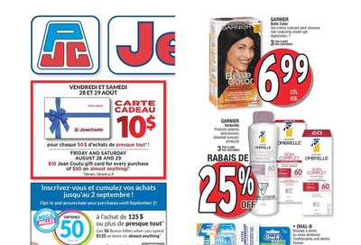 Jean Coutu (QC) Flyer August 27 to September 2