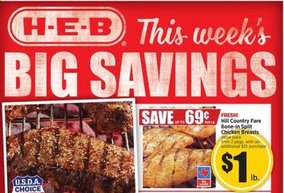H-E-B Weekly Ad August 26 to September 1
