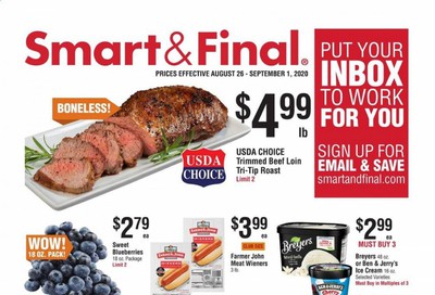 Smart & Final Weekly Ad August 26 to September 1