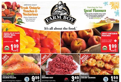 Farm Boy Flyer August 27 to September 2