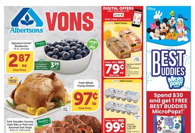 Vons Weekly Ad August 26 to September 1
