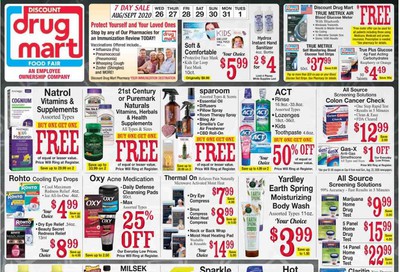 Discount Drug Mart Weekly Ad August 26 to September 1