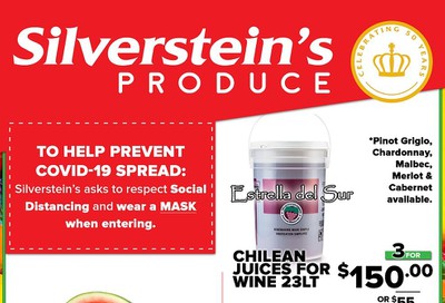 Silverstein's Produce Flyer August 25 to 29