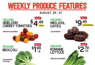 Pomme Natural Market Flyer August 25 to 31