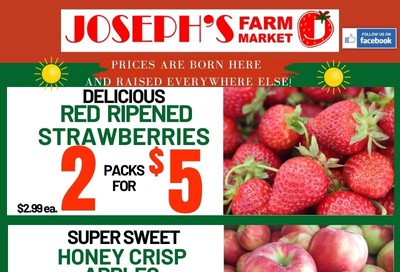 Joseph's Farm Market Flyer August 26 to September 1