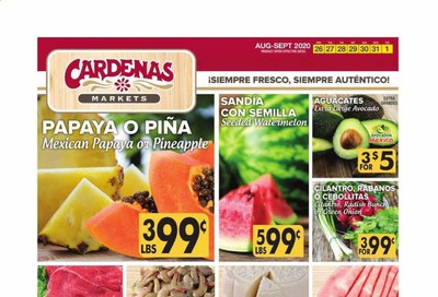 Cardenas Weekly Ad August 26 to September 1