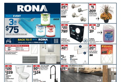 Rona (ON) Flyer August 27 to September 2