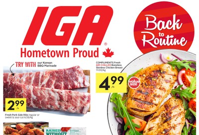 IGA (ON, MB & SK) Flyer August 27 to September 2